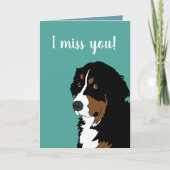 Bernese Berghond Kaart (Voorkant)