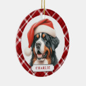 Bernese Berghond Keramische Cirkel Ornament (Rechts)