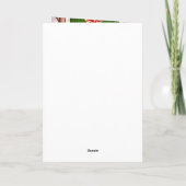 Bernese Berghond Kerst   Kaart (Achterkant)