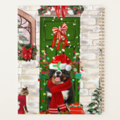 Bernese Berghond Kerst  Planner (Achterkant)