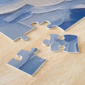 Bernese Berghond Kerstboot Vakantie Legpuzzel (Zijkant)