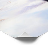 Bernese Berghond Laat het Sneeuwen Kerstmis  Perfect Poster (Hoek)