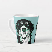 Bernese Berghond Latte Mok (Linkerhoek)
