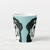 Bernese Berghond Latte Mok (Voorkant)