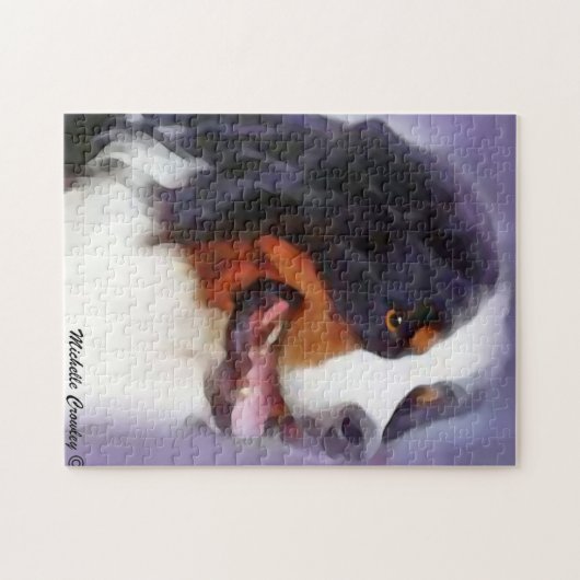 bernese berghond legpuzzel (Horizontaal)