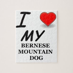 Bernese berghond liefde legpuzzel