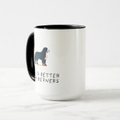 Bernese Berghond liefhebber Mok (Voorkant links)