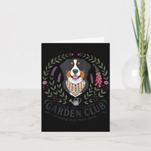 Bernese berghond moeder tuin club moederdag kaart