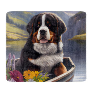 Bernese Berghond op een Peddel: Een Schitterend Av Snijplank