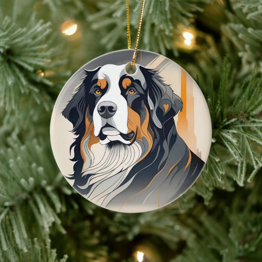 Bernese Berghond Ornament (Boom)