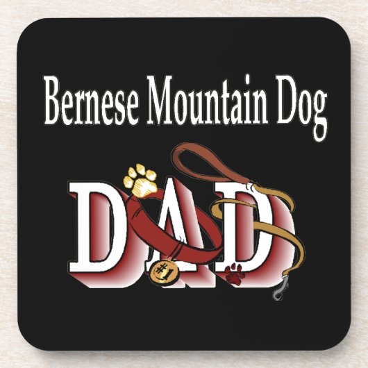 Bernese Berghond Papa Onderzetter (Voorkant)