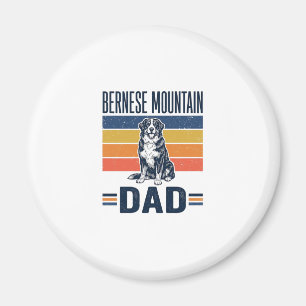 Bernese Berghond Papa Vintage Vector Design_1 Magneet