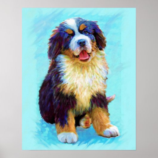 bernese berghond poster (Voorkant)