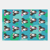 Bernese Berghond Puppy Inpakpapier Vellen (Voorkant 3)