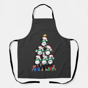 Bernese Berghond Puppy Kerstboom Klassiek T-Shirt Schort