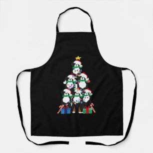 Bernese Berghond Puppy Kerstboom Klassiek T-Shirt Schort