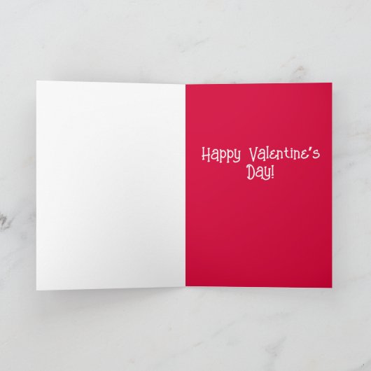 Bernese Berghond Pyreneeën Valentijnsdag Bedankkaart (Binnen)