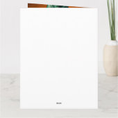 Bernese Berghond rijdt op een fiets op St. Patrick Kaart (Achterkant)