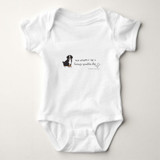 bernese berghond romper (Voorkant)