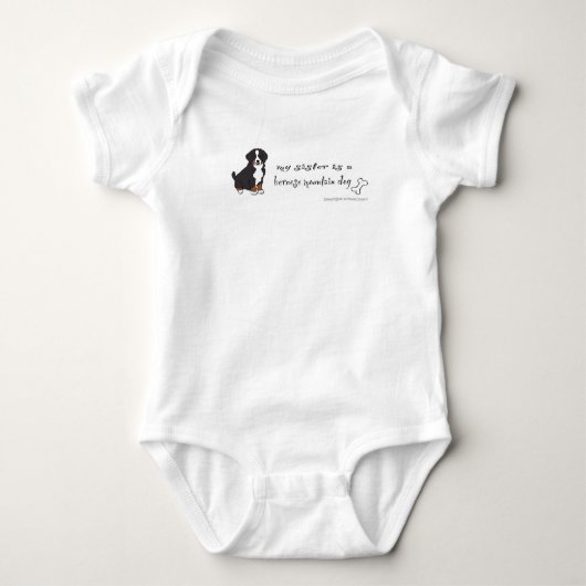 bernese berghond romper (Voorkant)