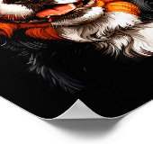 Bernese Berghond Schattige Berner Hond Liefhebber Poster (Hoek)
