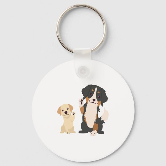 bernese berghond sleutelhanger (Voorkant)