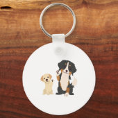 bernese berghond sleutelhanger (Voorkant)