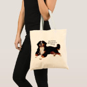 Bernese Berghond Tote Bag (Voorkant (product))