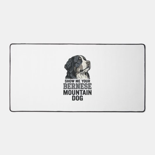 Bernese Berghond Vintage Gravure Shirt Ontwerp Bureaumat (Voorkant)