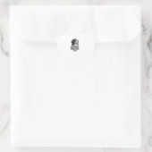 Bernese Berghond Vintage Gravure Shirt Ontwerp Hart Sticker (Tas)