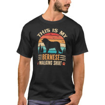 Bernese Berghond Wandelen Retro Vintage Zonsonderg