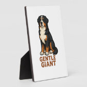 Bernese Berghond Zachte Reus. Fotoplaat (Zijkant)