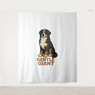 Bernese Berghond Zachte Reus. Wandkleed