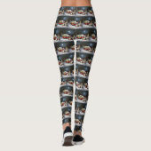 Bernese Bergkaravaan Kerstavontuur Leggings (Achterkant)