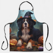 Bernese Bergpompoenen Halloween Griezelen Schort (Voorkant)