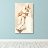 Bernese boer door Sigmund Freudenberger Canvas Afdruk (Insitu (Houten vloer))