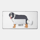 Bernese cartoon van berghond bureaumat (Keyboard & Muis)