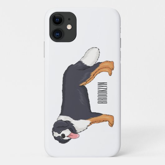 Bernese cartoon van berghond Case-Mate iPhone case (Achterkant)