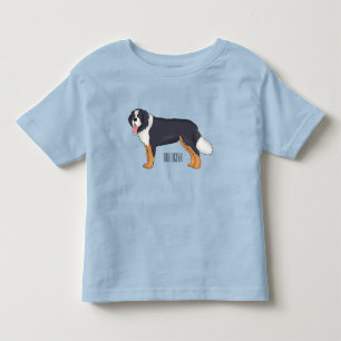 Bernese cartoon van berghond kinder shirts