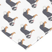 Bernese cartoon van berghond korte tafelloper (Hoek)