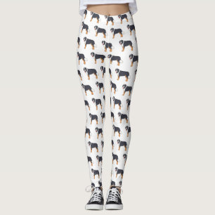 Bernese cartoon van berghond leggings