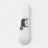 Bernese cartoon van berghond persoonlijk skateboard (Voorkant)