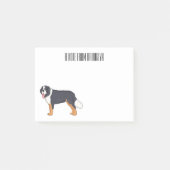 Bernese cartoon van berghond post-it® notes (Voorkant)