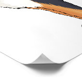 Bernese cartoon van berghond poster (Hoek)