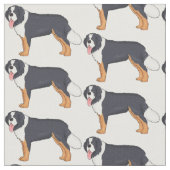 Bernese cartoon van berghond stof (Close Up)