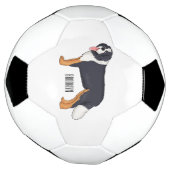 Bernese cartoon van berghond voetbal (Gedraaid)