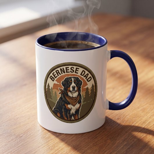 Bernese Dad koffiemok | Mountain Dog Dad cadeau Mok