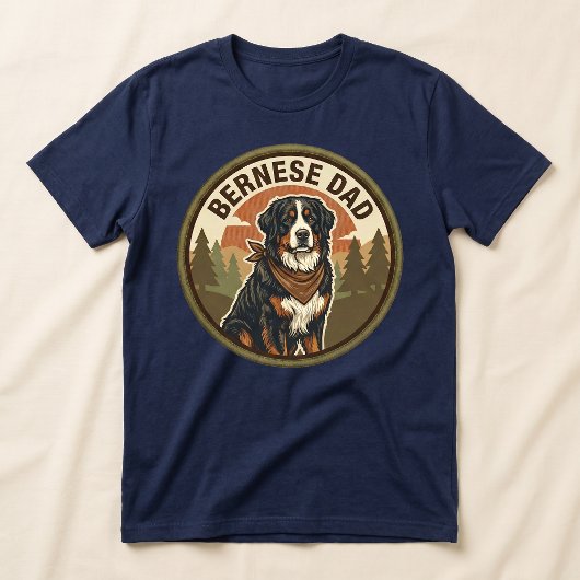 Bernese Dad T-shirt | Bernese Mountain Dog Dad Cad