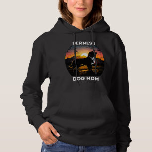 Bernese en de Rising Sun voor Bernese Dog Mam Hoodie