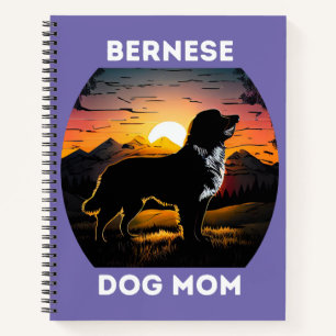 Bernese en de Rising Sun voor Bernese Dog Mam Notitieboek